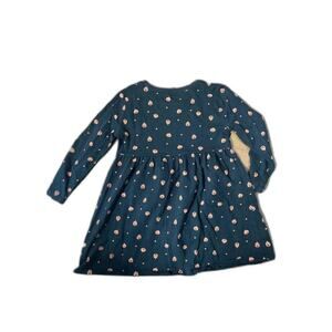 Old Navy halloween pumpkin fall long sleeve tunic shirt black orange 4t